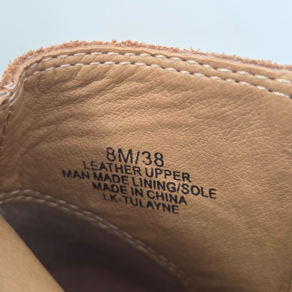Lucky Brand Suede Ankle Booties - Size 8 M, 38 - Picture 12 of 13